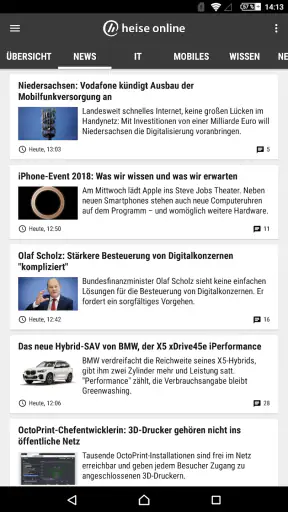 heise online - News screenshot 10