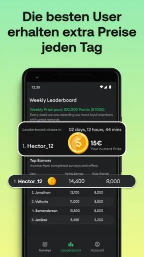 HeyCash: Umfragen für Geld screenshot 9
