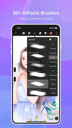 HiPaint - Malen & Zeichnen App screenshot