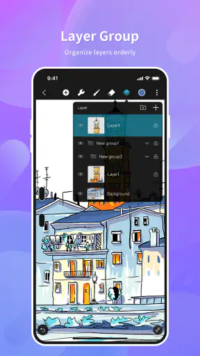 HiPaint - Malen & Zeichnen App screenshot