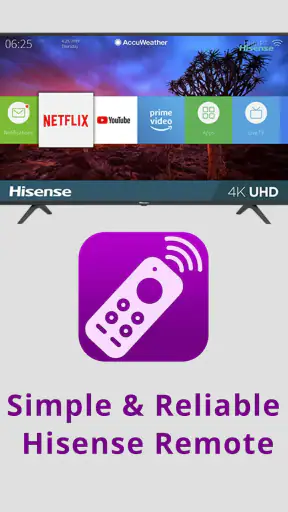 Hisense TV-Fernbedienung screenshot