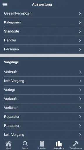 HITS Inventarmanager screenshot