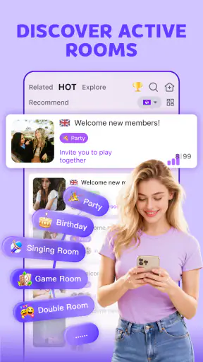 Hiya Game – Party & Voice Chat screenshot