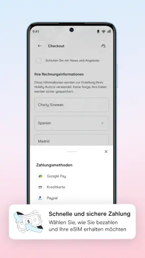 Holafly eSIM Unbegrenzte Daten screenshot