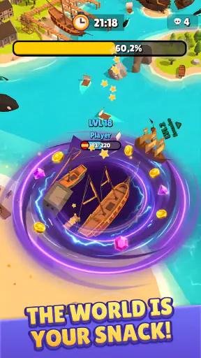 Hole.io screenshot