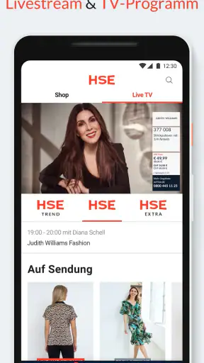 HSE - here shopping entertains screenshot