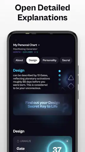 Human Design App screenshot