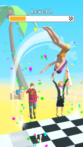Human Flip: Springmeisterspiel screenshot