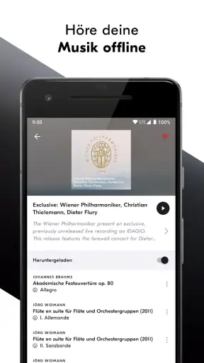 IDAGIO Klassik Streaming screenshot
