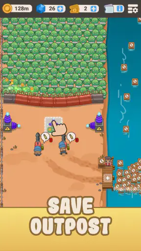 Idle Outpost: Simulator Spiele screenshot
