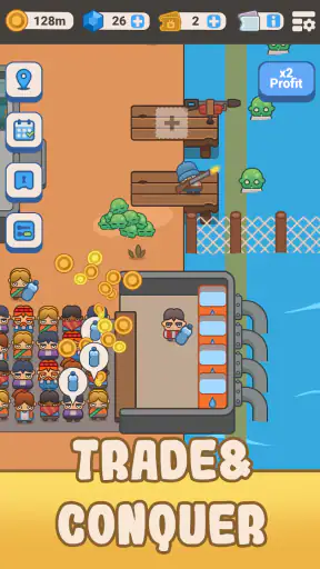 Idle Outpost: Simulator Spiele screenshot