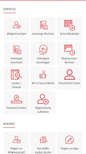 IG Metall App screenshot