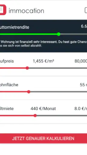 immocation.de - die App screenshot