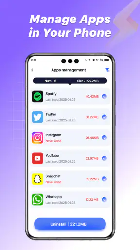 IntelliClean Launcher screenshot