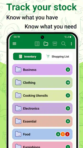 Inventar & Einkäufe : InvenDo screenshot