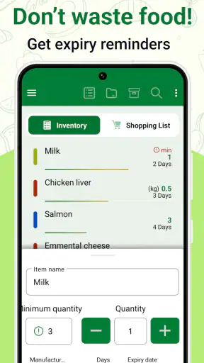 Inventar & Einkäufe : InvenDo screenshot