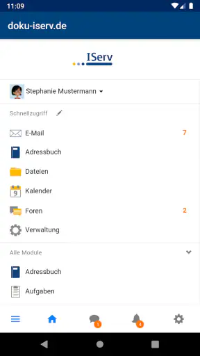 IServ screenshot