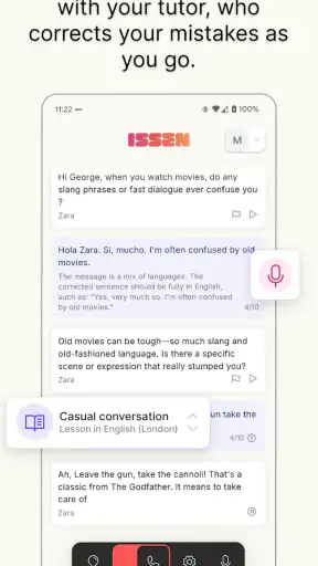 ISSEN: Dein KI-Sprach-Coach screenshot