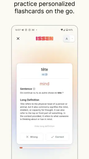 ISSEN: Dein KI-Sprach-Coach screenshot