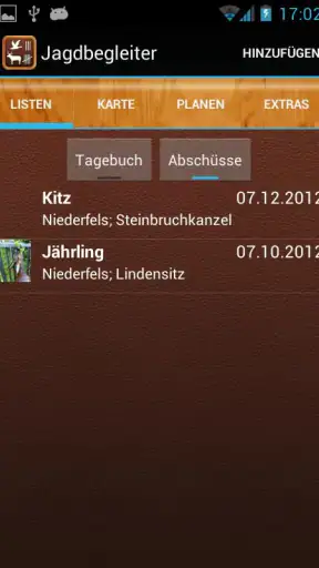 Jagdbegleiter screenshot