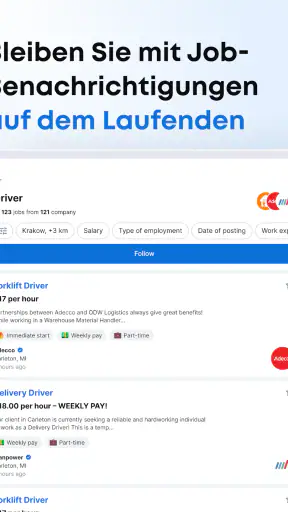 Jooble-Jobsuche & Jobbörse App screenshot 12