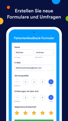 Jotform Formular & Umfrage screenshot