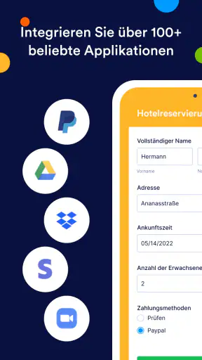 Jotform Formular & Umfrage screenshot