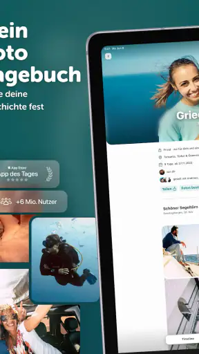 Journi Blog - Reisetagebuch screenshot