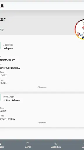 JudoPass screenshot