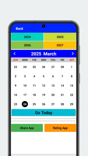 Kalender 2026 screenshot