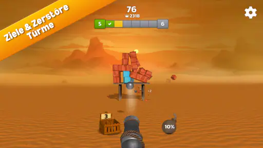 Kanonen Schießen & Ballern 3D screenshot 9