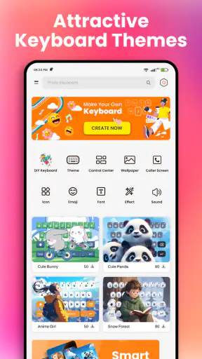 Keyboard Themes - Fonts, Emoji screenshot
