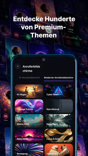 KI-Anrufbildschirm & Randlicht screenshot 10