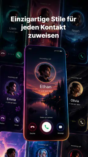 KI-Anrufbildschirm & Randlicht screenshot 12