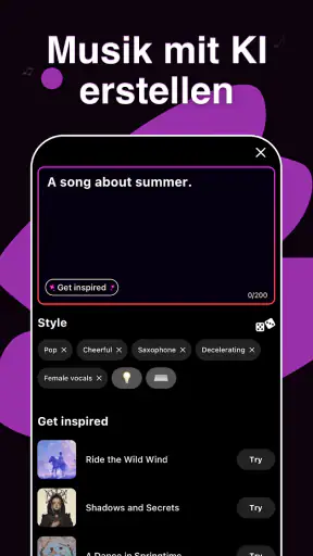 KI-Musikgenerator - Waazy screenshot