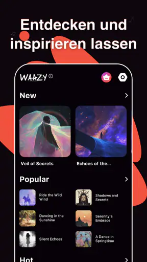 KI-Musikgenerator - Waazy screenshot