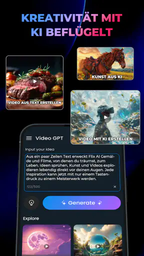 KI-Video-Generator: 3D FlixAI screenshot