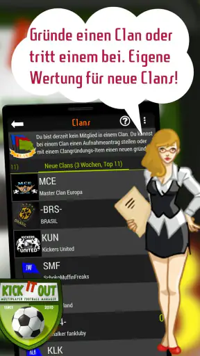 Kick it out Fußball Manager 26 screenshot