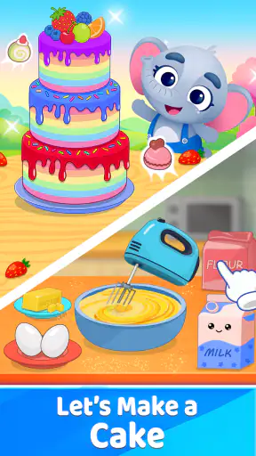 Kinder Kochfabrik Spiel screenshot