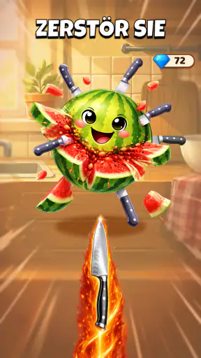Kitchen Ninja: Messer werfen screenshot 12
