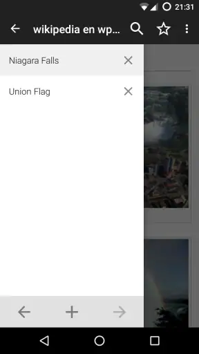 Kiwix, Wikipedia offline screenshot