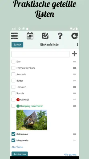 Klender, Familienagenda screenshot