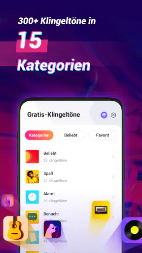 Klingeltöne Songs für Android screenshot