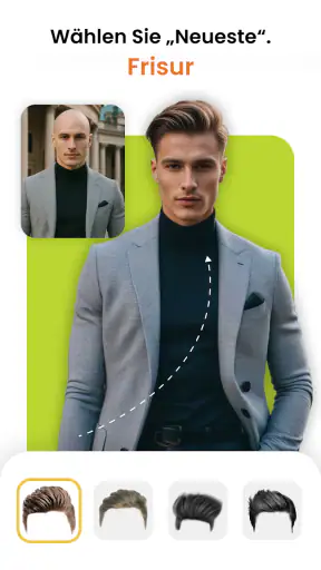 Klug Männer Jacke Foto Editor screenshot 9