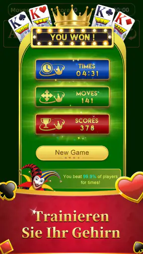 Königliches Solitaire screenshot