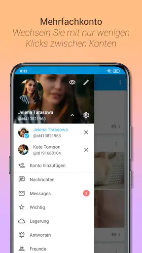 Kontakt: VKontakte, VK, ВК app screenshot 9