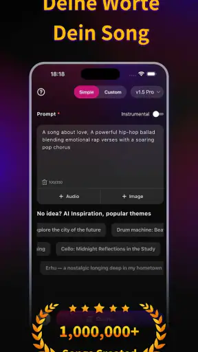 KP – KI-Song & Musikgenerator screenshot