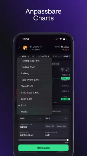 Kraken Pro: Krypto-Trading screenshot 5