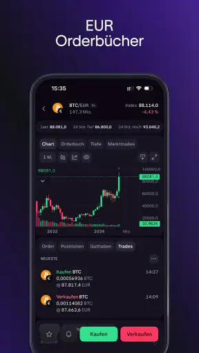 Kraken Pro: Krypto-Trading screenshot 9