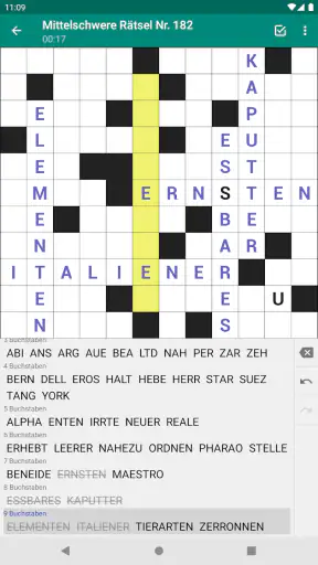 Kreuzgitter Wort Rätsel screenshot 10